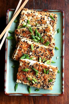 Detox: Sesame-Crusted Tofu with Nuoc Cham