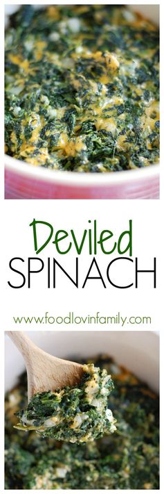 Deviled Spinach