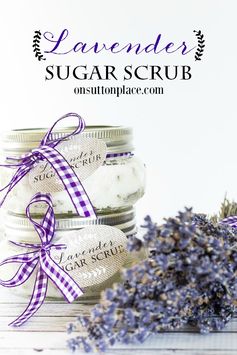 DIY Lavender Sugar Scrub