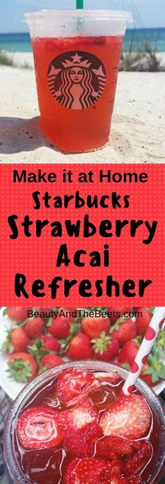 DIY–Starbucks Strawberry Acai Refresher