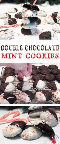 Double Chocolate Mint Cookies