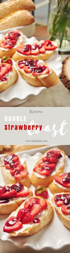 Double Strawberry Toast