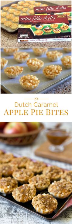 Dutch Caramel Apple Pie Bites