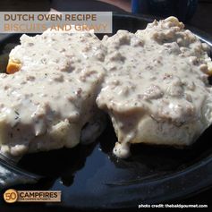 Dutch Oven Biscuits And Gravy