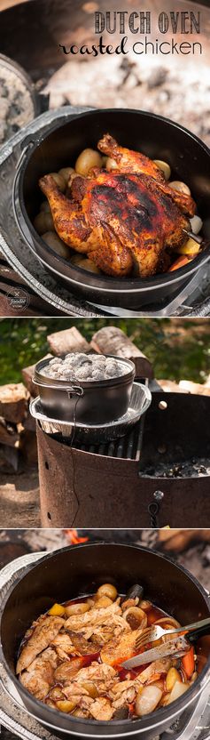 Dutch Oven Roasted Chicken