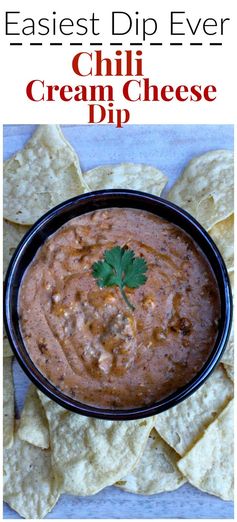 Easiest Dip Appetizer Ever, Cream Cheese and Chili