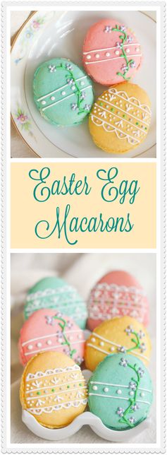 Easter Egg Macarons