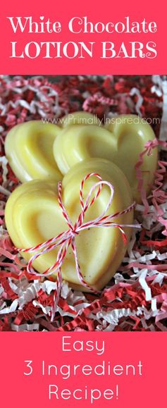 Easy 3 Ingredient White Chocolate Lotion Bar