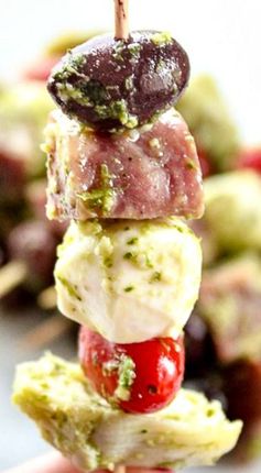 Easy Antipasto Skewers