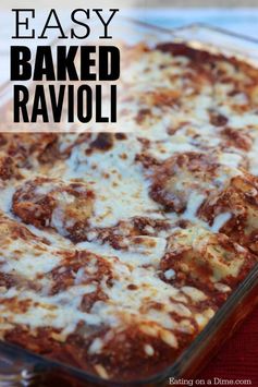 Easy Baked Ravioli