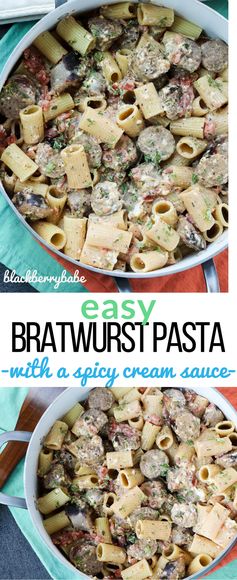 Easy Bratwurst Pasta