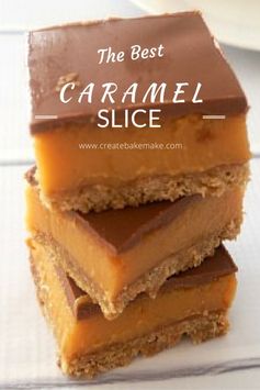 Easy Caramel Slice