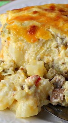 Easy Cheesy Southwest Breakfast Casserole