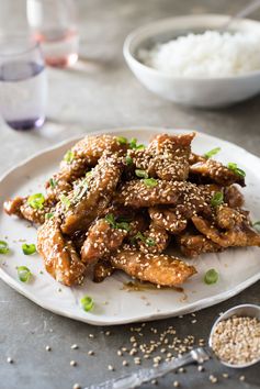 Easy Chinese Honey Sesame Chicken