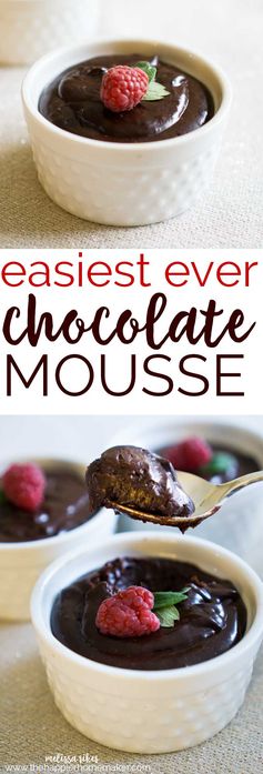 Easy Chocolate Mousse (No Eggs