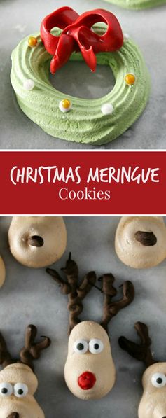 EASY Christmas Meringue Cookies #CookieEggChange