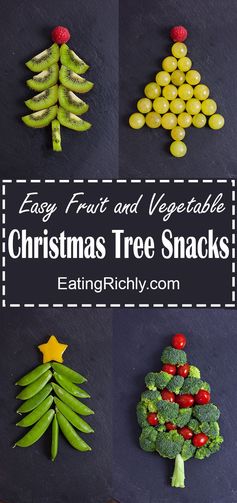 Easy Christmas Snacks: Sugar Snap Pea Christmas Tree