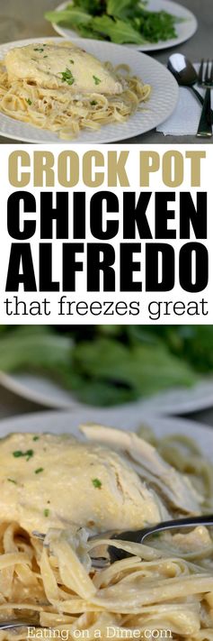 Easy Crock pot Chicken Alfredo