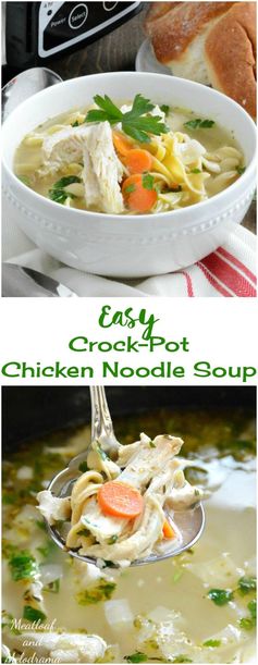 Easy Crock-Pot Chicken Noodle Soup