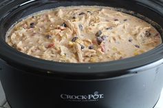 Easy Crock Pot Cream Cheese Chicken Chili