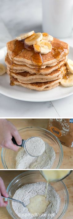 Easy, Delicious Whole Wheat Pancakes