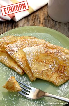 Easy Einkorn Crepes