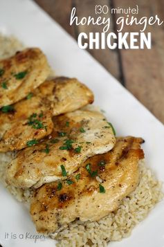 Easy Ginger Glazed Chicken