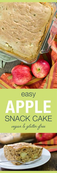 Easy Gluten-Free Apple Snack Cake