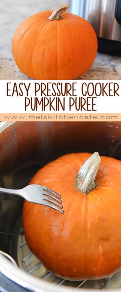 Easy Homemade Pumpkin Puree (Pressure Cooker