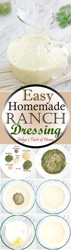 Easy Homemade Ranch Dressing