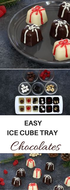 Easy Ice Cube Chocolates