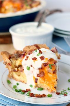 Easy Loaded Baked Potato Quiche