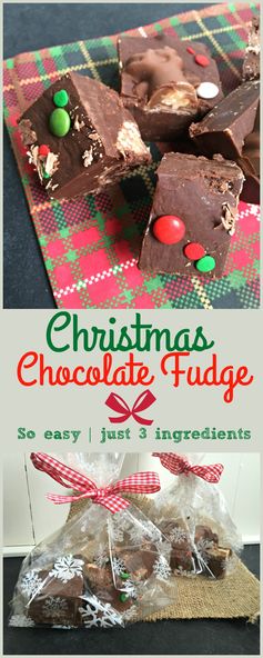 Easy Malteser Reindeer Chocolate Fudge