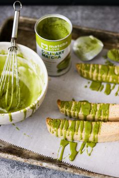 Easy Matcha Biscotti