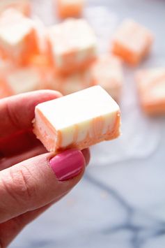 Easy Orange Creamsicle Fudge