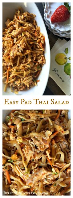 Easy Pad Thai Salad