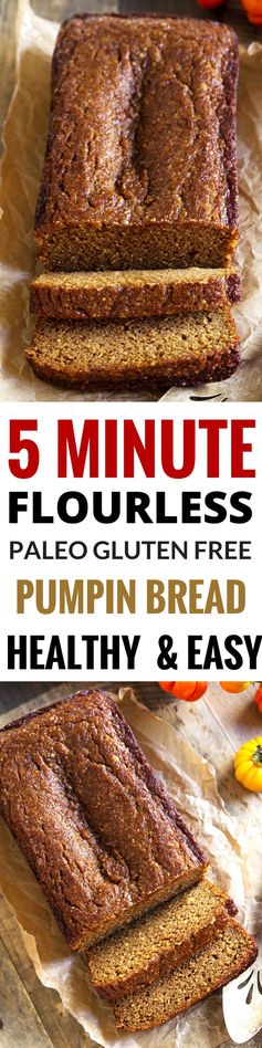 Easy paleo pumpkin bread