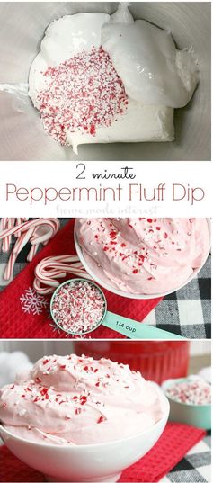 Easy Peppermint Fluff Dip