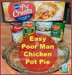 Easy Poor Man Chicken Pot Pie