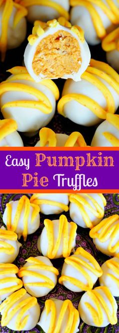 Easy Pumpkin Pie Truffles