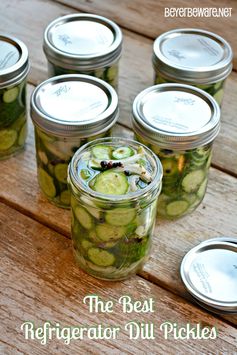 Easy Refrigerator Dill Pickles