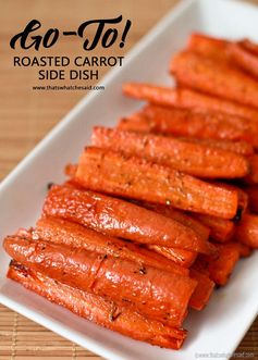 Easy Roasted Carrots with Thyme