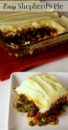 Easy Shepherd's Pie