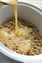 Easy Slow Cooker Chicken and Stuffing