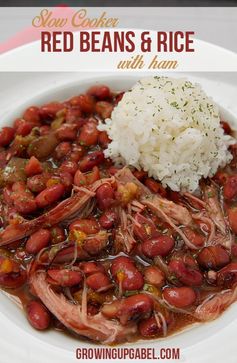 Easy Slow Cooker Red Beans and Rice