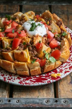 Easy Taco Pull Apart Bread