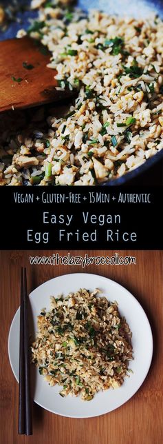 Easy Vegan Egg Fried Rice