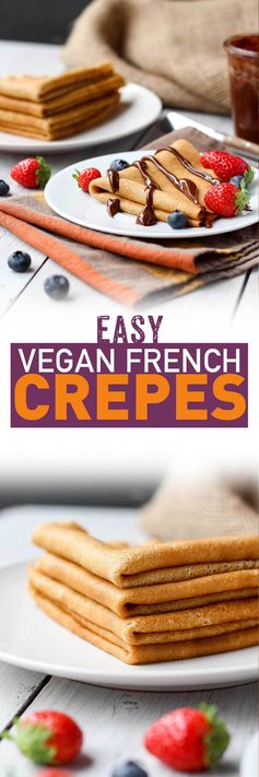 Easy Vegan French Crepes