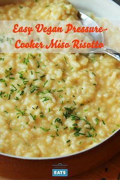 Easy Vegan Pressure-Cooker Miso Risotto