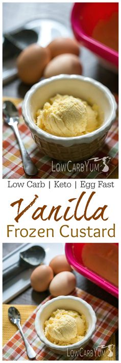 Egg Fast Vanill Frozen Custard